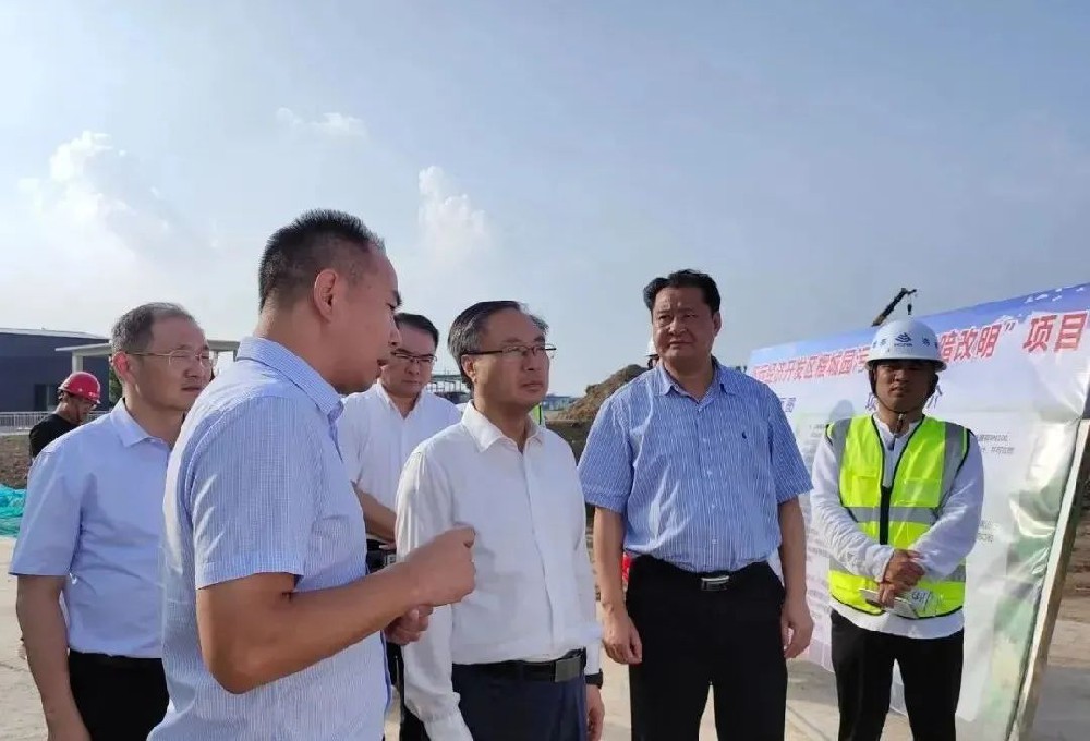省領導來我司監(jiān)理的項目上考察調研！